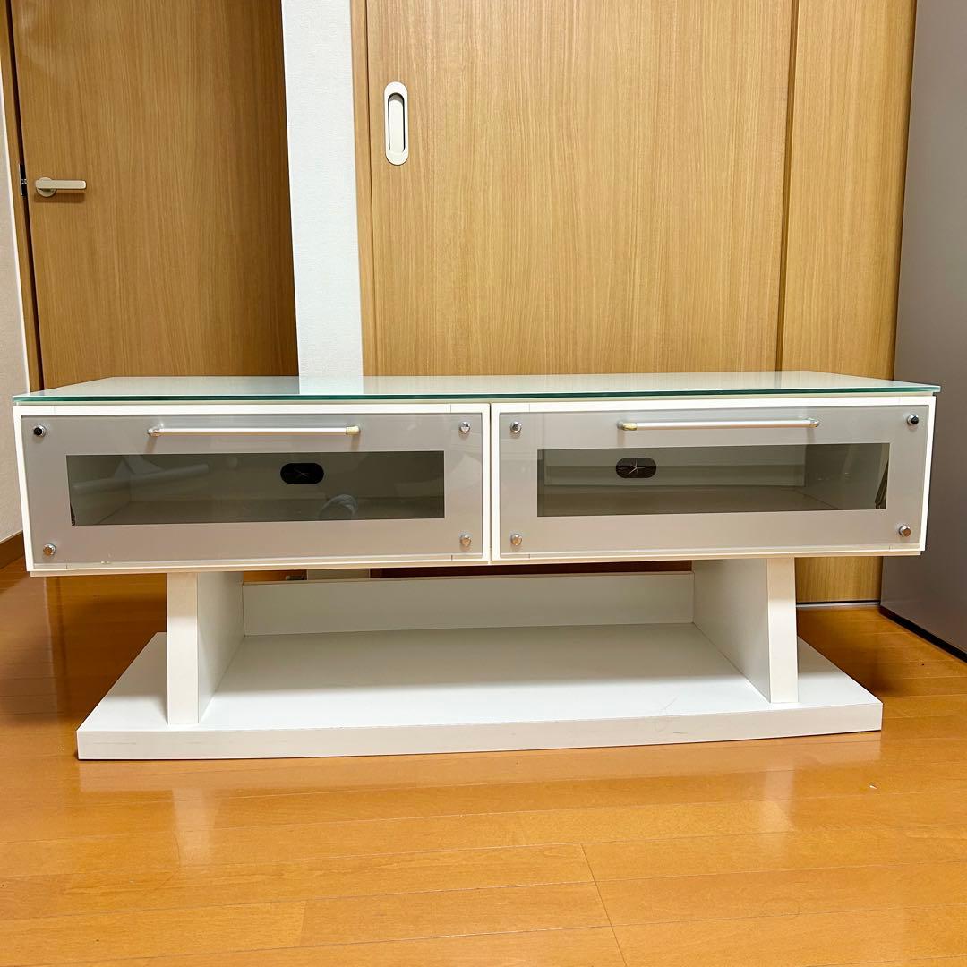 【NITORI】 ホワイトテレビボード 左右収納　送料込みでお値段ギリギリです