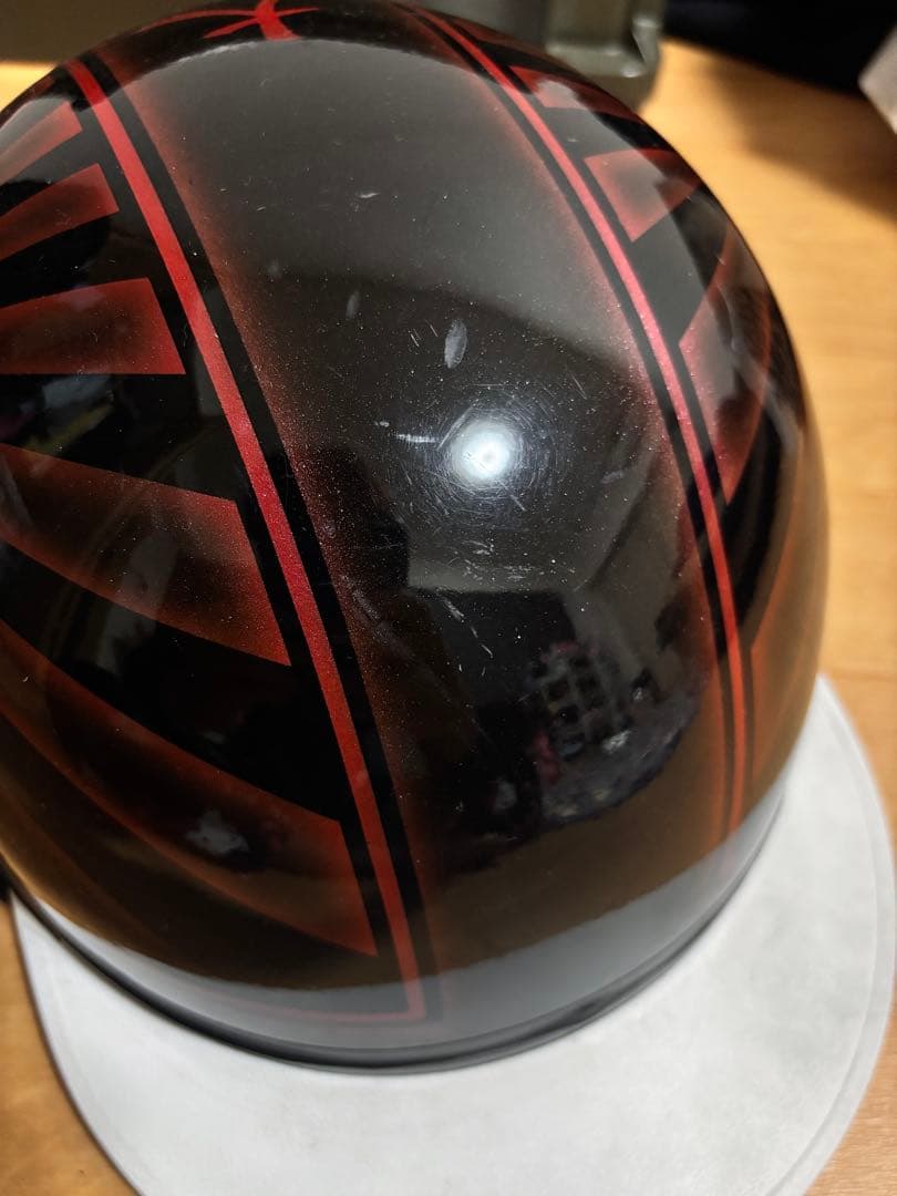 あゆ定価24000円オーダ品コルク半　黒赤ぼかし グラデーション