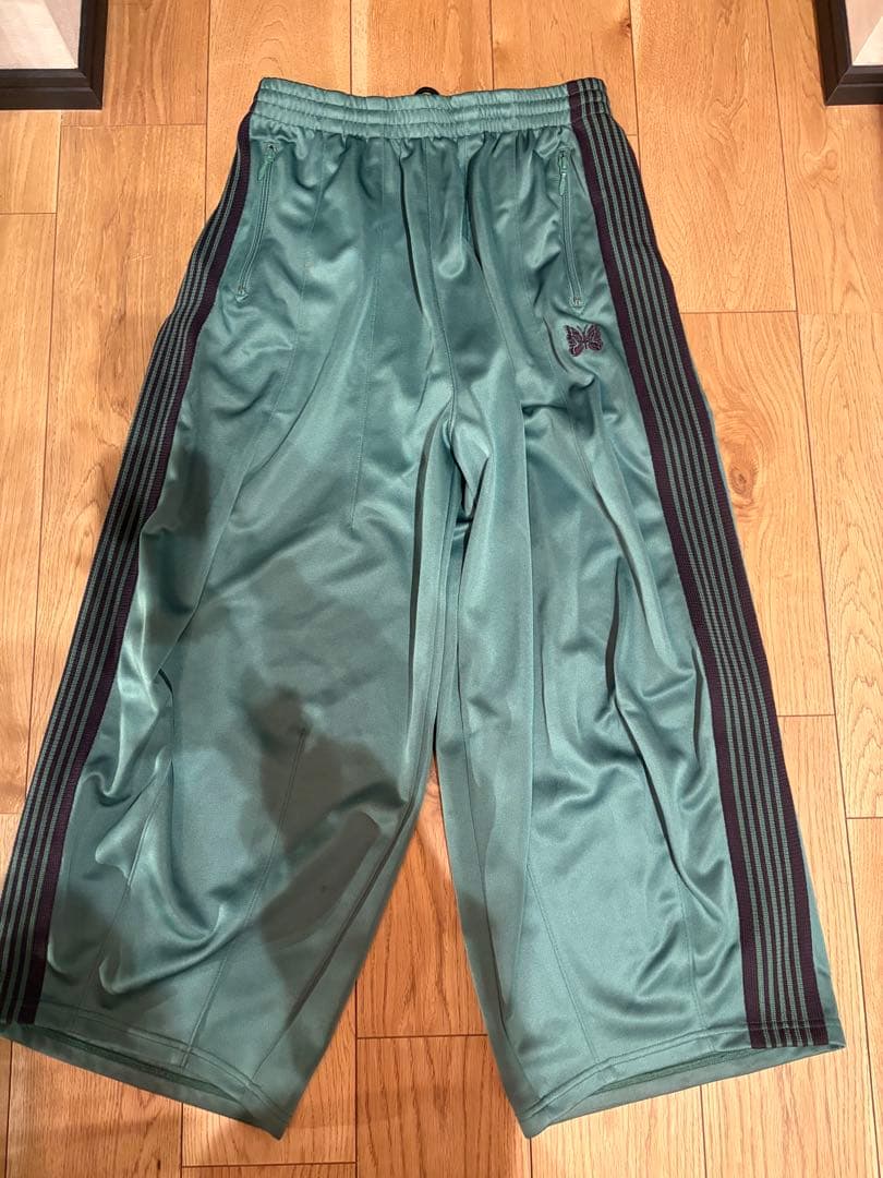 Needles トラックパンツ ヒザデルパンツ green S