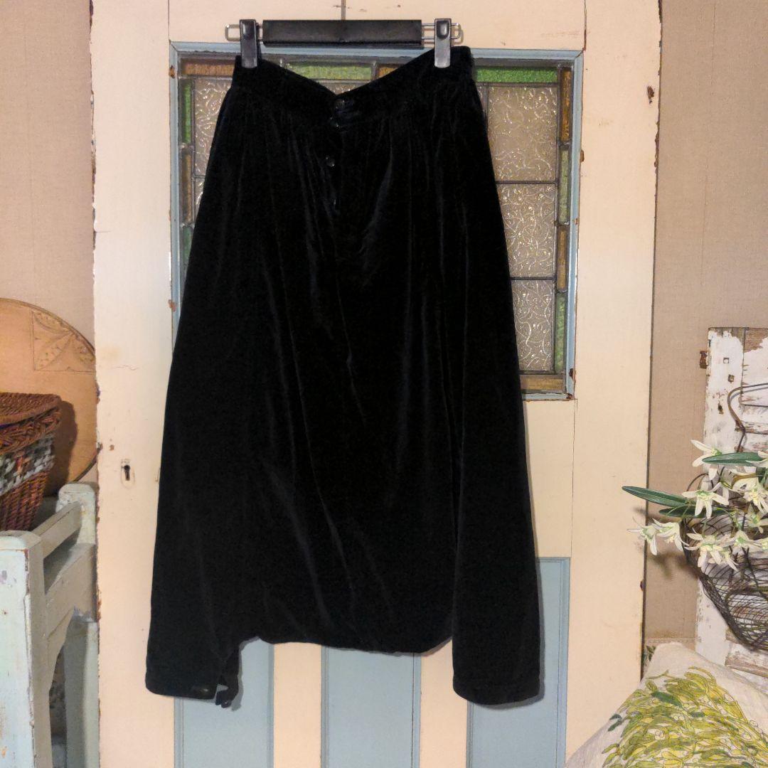 コムデギャルソン黒　スカートの様なサルエルパンツ