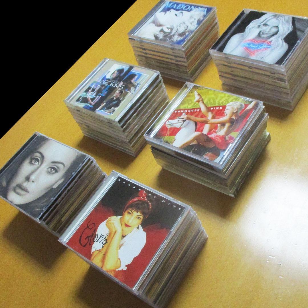 洋楽新旧歌姫のCD、52枚セット