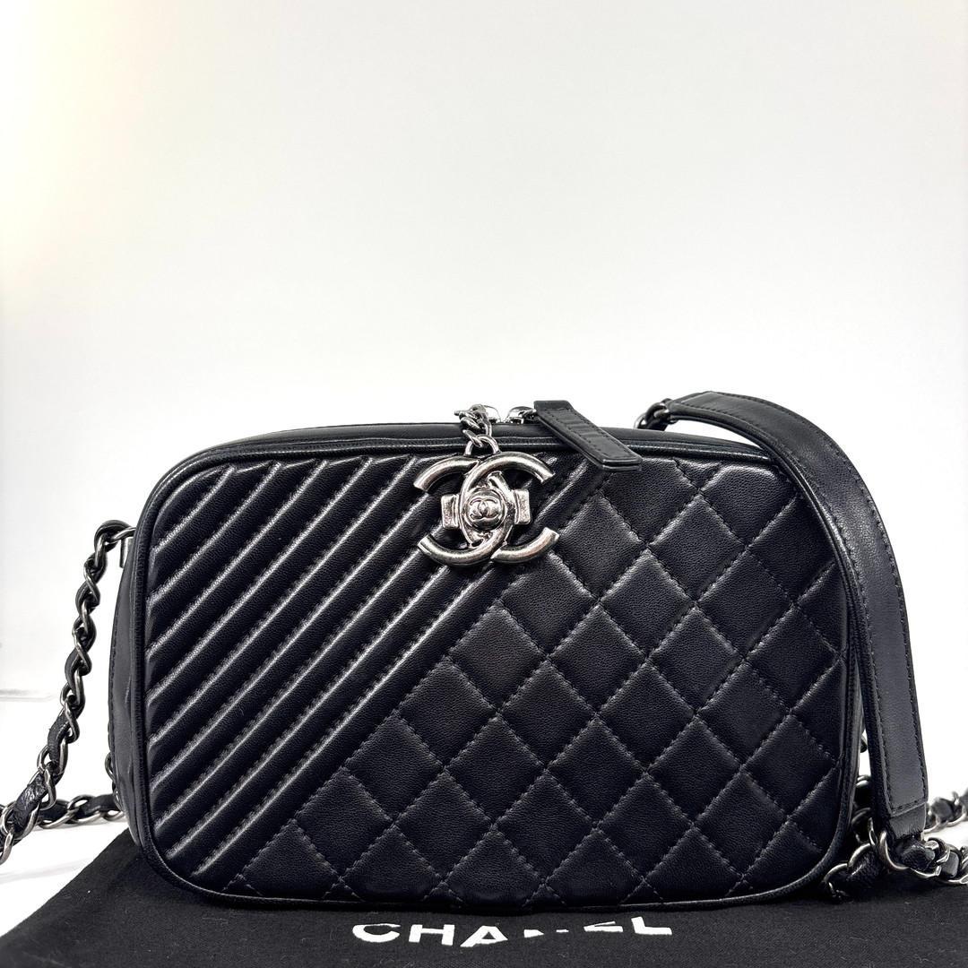 超極美品 定価54万 シャネル マトラッセ カメラバッグ ショルダーバッグ