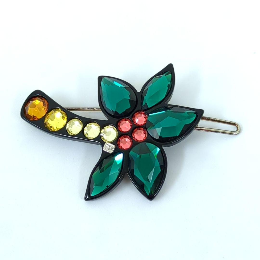 アレクサンドルドゥパリ ヘアピン グリーン ピンク イエロー ブラックフランス製