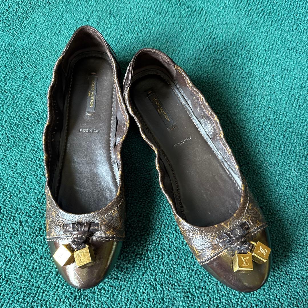 ウサギさん専用　松屋銀座LOUIS VUITTON 正規品美品フラットパンプス