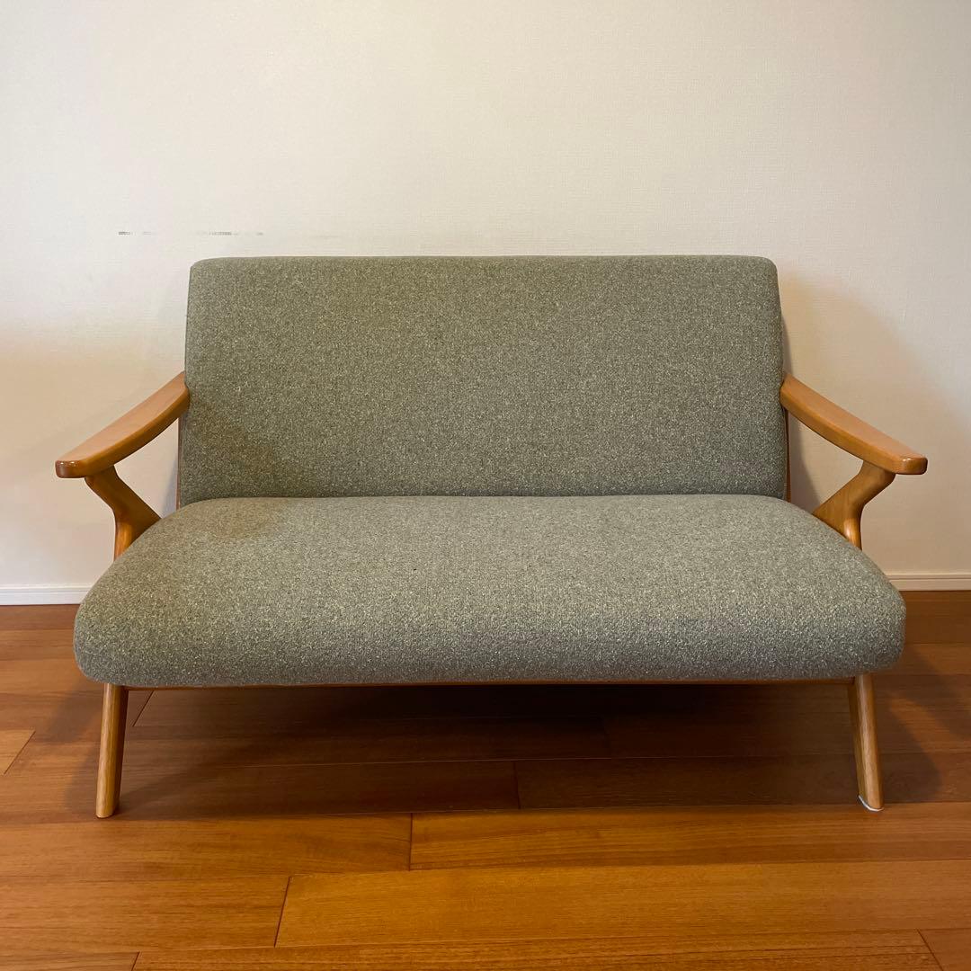 【美品・匿名送料込】unico FIVE 2シーターソファ