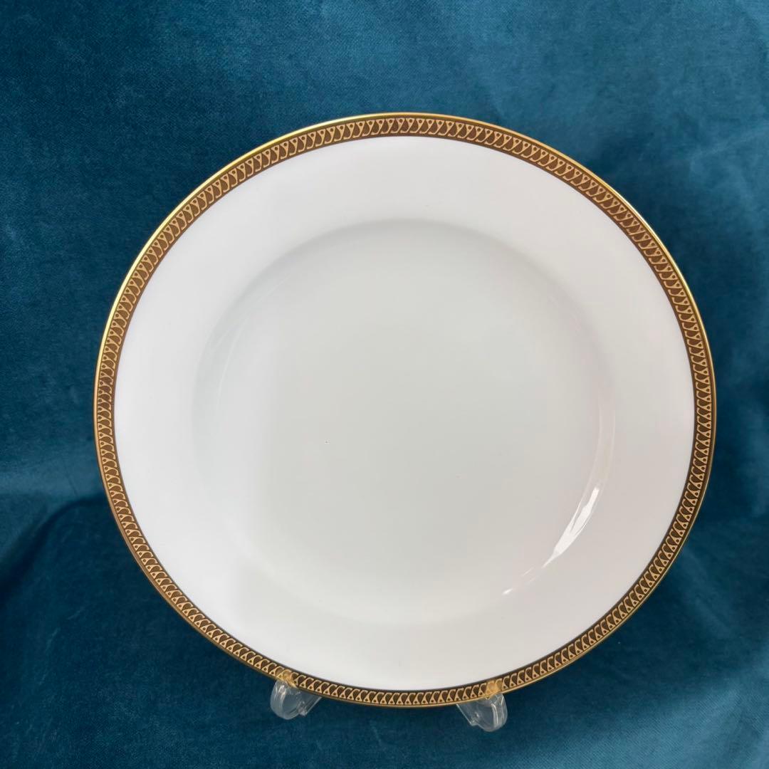 極美品‼︎大倉陶園　片葉金蝕プレート6枚セット　箱付き未使用　希少