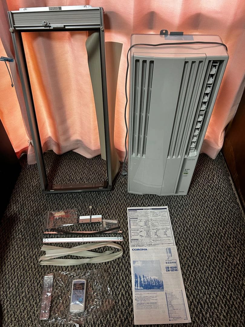 【2024年製美品】コロナ CW-1624R-WS 窓用・ウインドエアコン