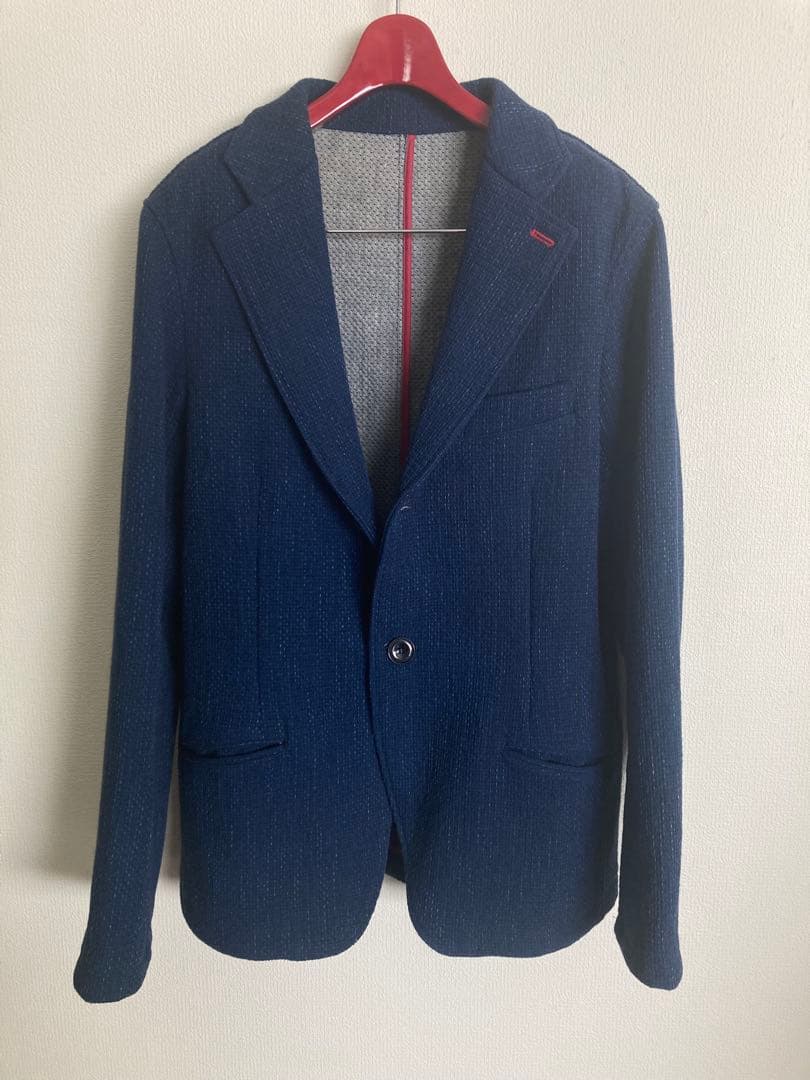 BASSEN WORKS 藍染刺し子　ジャケット　LLサイズ　☆超美品☆