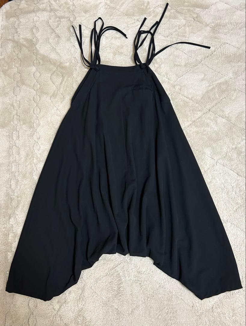 LIMI feu ウールギャバ サルエル オーバーオール サロペット