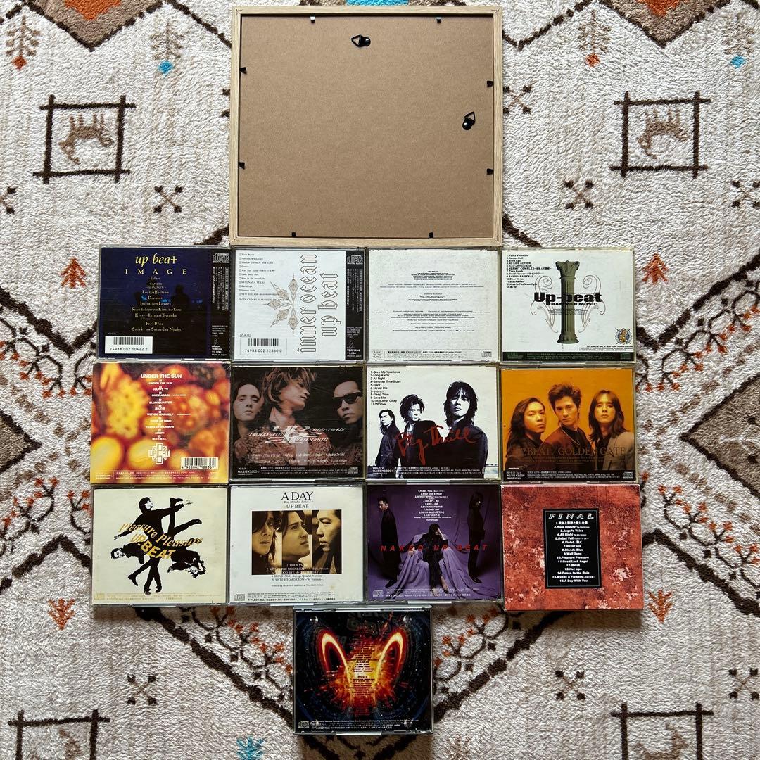 UP-BEAT アップビート 広石武彦 CD14枚 直筆サイン色紙セット