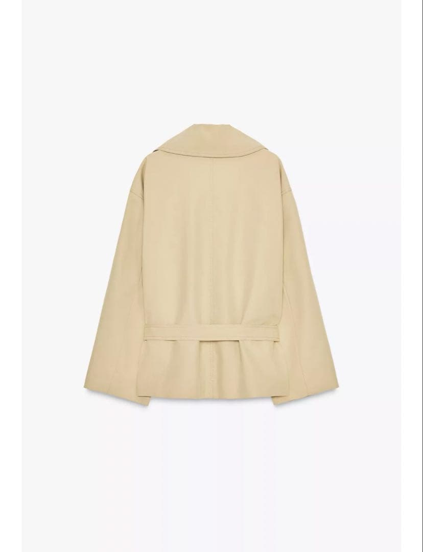 ベルト付きトレンチコート　XS/S