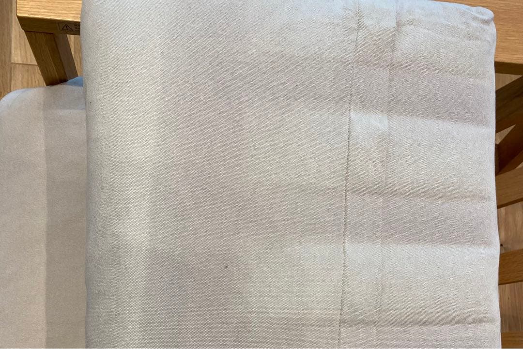 無印ソファ本体木製フレーム　フェザーポケットコイル２．５シーター