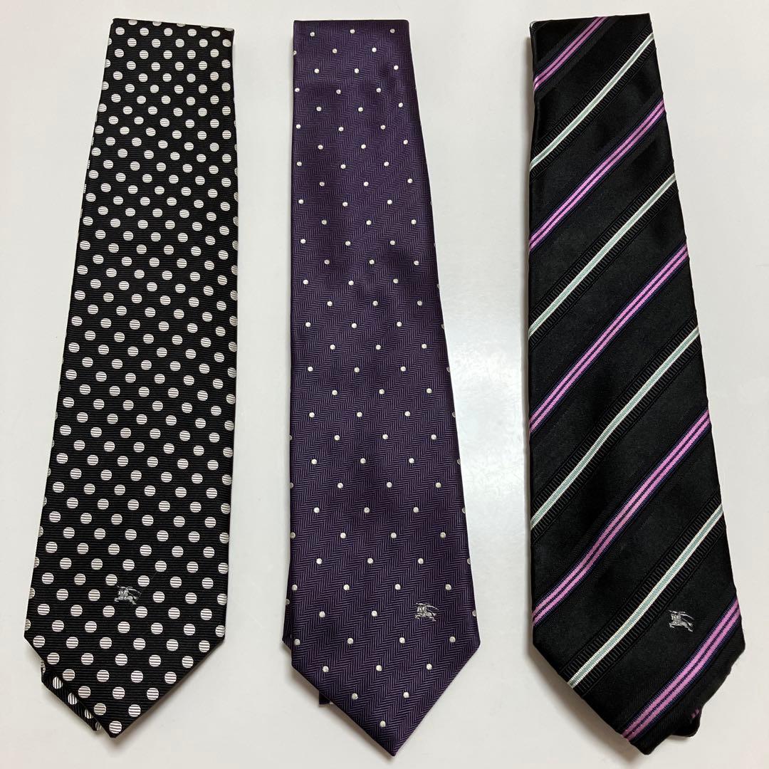 BURBERRY ブラックレーベル ネクタイ 3本セット